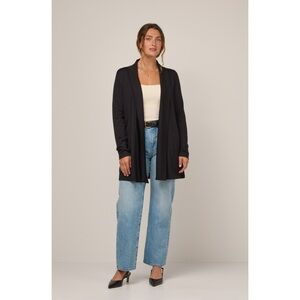 Wool& Black Landmark Cardigan - Size Medium